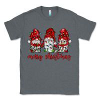 Charcoal Heather merry christmas gnome with christmas lights Classic Tee - JahusDesignShop