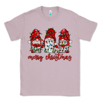 Lilac merry christmas gnome with christmas lights Classic Tee - JahusDesignShop