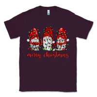 Plum merry christmas gnome with christmas lights Classic Tee - JahusDesignShop