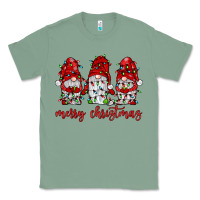 Sage merry christmas gnome with christmas lights Classic Tee - JahusDesignShop