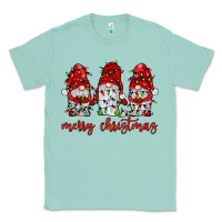 Seafoam merry christmas gnome with christmas lights Classic Tee - JahusDesignShop