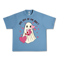 Pebble Blue will you be my boo Urban Heavy Tee - MaliasSmallBusiness