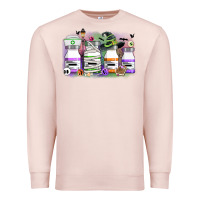 Pale Pink nurse medicine bottles Premium Sweatshirt - CowGirlArtShop