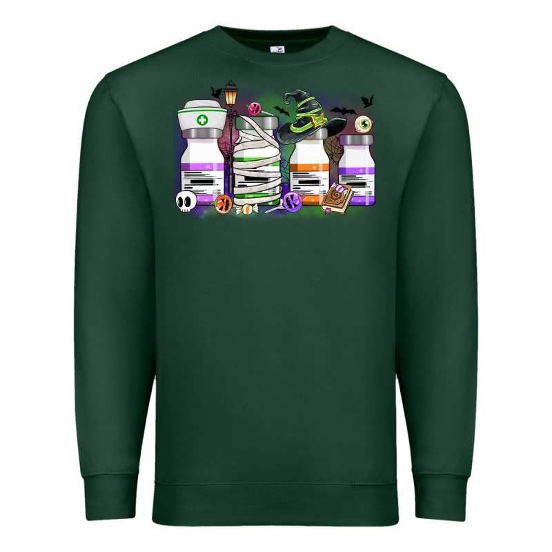 Nurse Medicine Bottles Premium Sweatshirt by CowGirlArtShop | Teevron