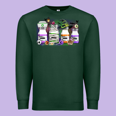 Nurse Medicine Bottles Premium Sweatshirt Designed By Cowgirlartshop
