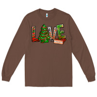 Chestnut Love Christmas tree cake Long Sleeve Tee - NancyCooperArtShop
