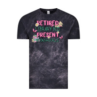 Cloud Black retired library kid present bookish girlie Vintage Tee - MaliasSmallBusiness