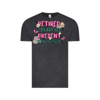Vintage Black retired library kid present bookish girlie Vintage Tee - MaliasSmallBusiness