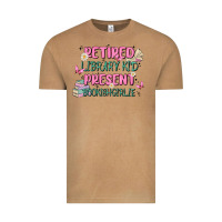 Vintage Camel retired library kid present bookish girlie Vintage Tee - MaliasSmallBusiness