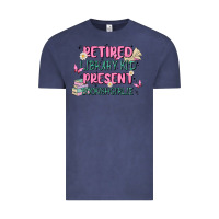 Vintage Denim retired library kid present bookish girlie Vintage Tee - MaliasSmallBusiness