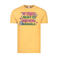 Vintage Mustard retired library kid present bookish girlie Vintage Tee - MaliasSmallBusiness