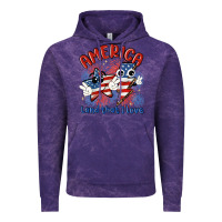 Cloud Purple america land that i love Vintage Hoodie - MaliasSmallBusiness