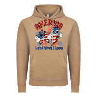 Vintage Coffee america land that i love Vintage Hoodie - MaliasSmallBusiness