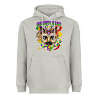 Moon Dust meowdi gras mardi gras cat Heavyweight Hoodie - CowGirlArtShop
