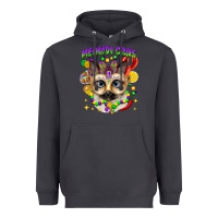 Smoke meowdi gras mardi gras cat Heavyweight Hoodie - CowGirlArtShop