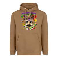 Toasted Coconut meowdi gras mardi gras cat Heavyweight Hoodie - CowGirlArtShop