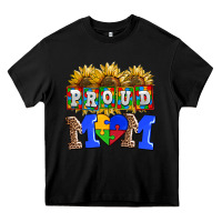 Black proud mom Heavy Core Tee - AdoDesignShop