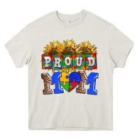 Cream proud mom Heavy Core Tee - AdoDesignShop