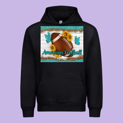 American Football And Butterfly Mousepad Urban Hoodie Designed By Bundleandbundleshop