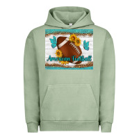 Pigment Oil Green american football and butterfly mousepad Urban Hoodie - BundleAndBundleShop