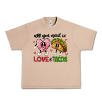 Burro all you need is love and tacos Urban Heavy Tee - MaliasSmallBusiness