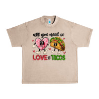 French Oak all you need is love and tacos Urban Heavy Tee - MaliasSmallBusiness
