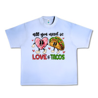 Grape Ice all you need is love and tacos Urban Heavy Tee - MaliasSmallBusiness