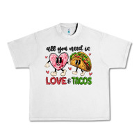 Lunar Rock all you need is love and tacos Urban Heavy Tee - MaliasSmallBusiness