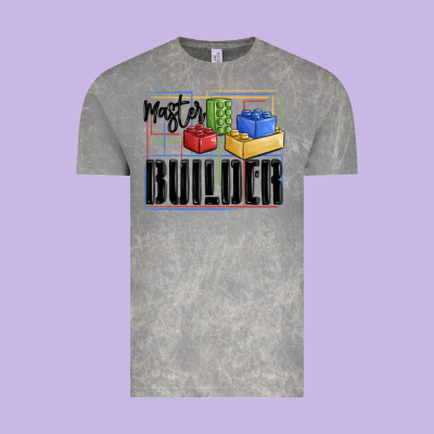 Master Builder Vintage Tee Designed By Maliassmallbusiness