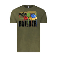 Vintage Olive master builder Vintage Tee - MaliasSmallBusiness