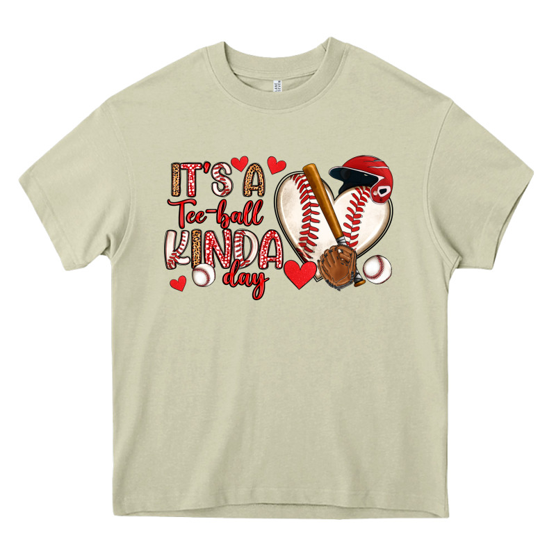 It S A Tee Ball Kinda Day Baseball Heavy Core Tee by Artiststas | Teevron