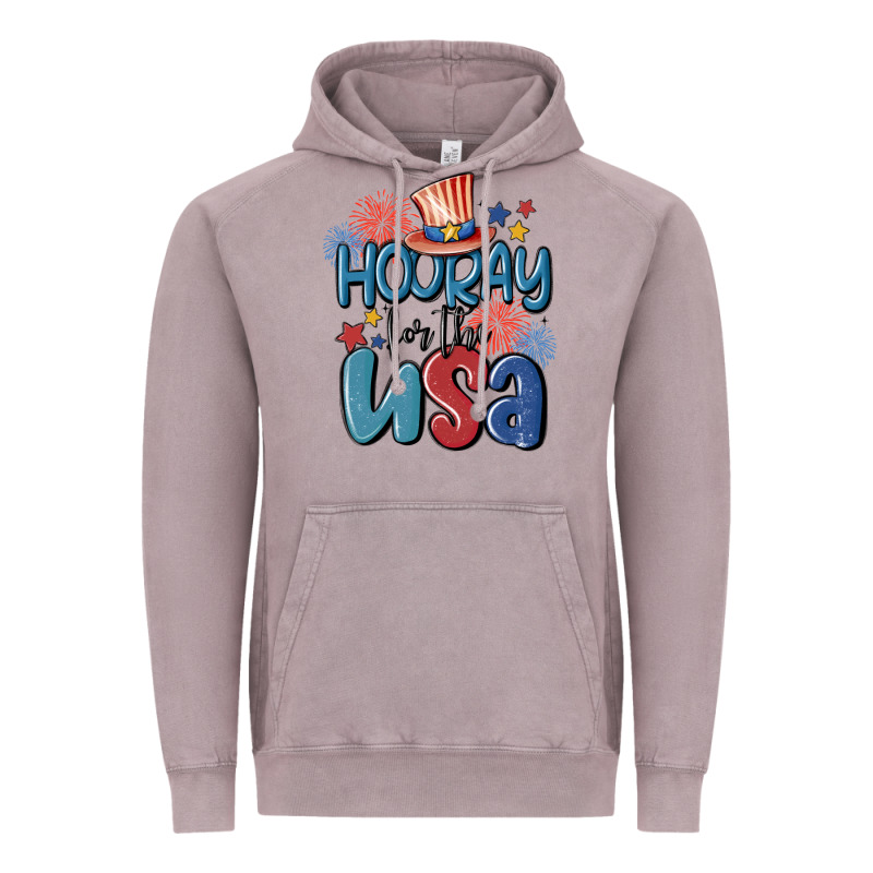 Hooray For The Usa Vintage Hoodie by MaliasSmallBusiness | Teevron