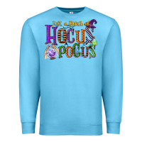 Ocean Blue just a bunch of hocus pocus Premium Sweatshirt - CowGirlArtShop