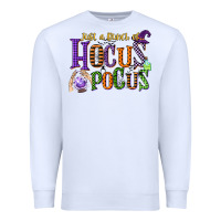 White just a bunch of hocus pocus Premium Sweatshirt - CowGirlArtShop