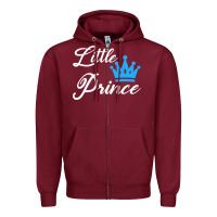 Burgundy Little Prince Zipper Hoodie - Bettercallsaul