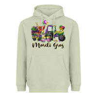 Mardi Gras Tractor Heavyweight Hoodie | Teevron