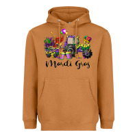 Meerkat mardi gras tractor Heavyweight Hoodie - CowGirlArtShop