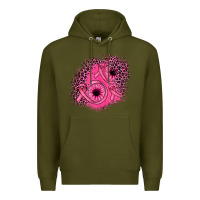 Army Green ribbon patch Premium Hoodie - JahusDesignShop