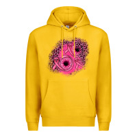 Lemon ribbon patch Premium Hoodie - JahusDesignShop