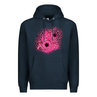 Navy ribbon patch Premium Hoodie - JahusDesignShop