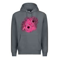 Rock ribbon patch Premium Hoodie - JahusDesignShop