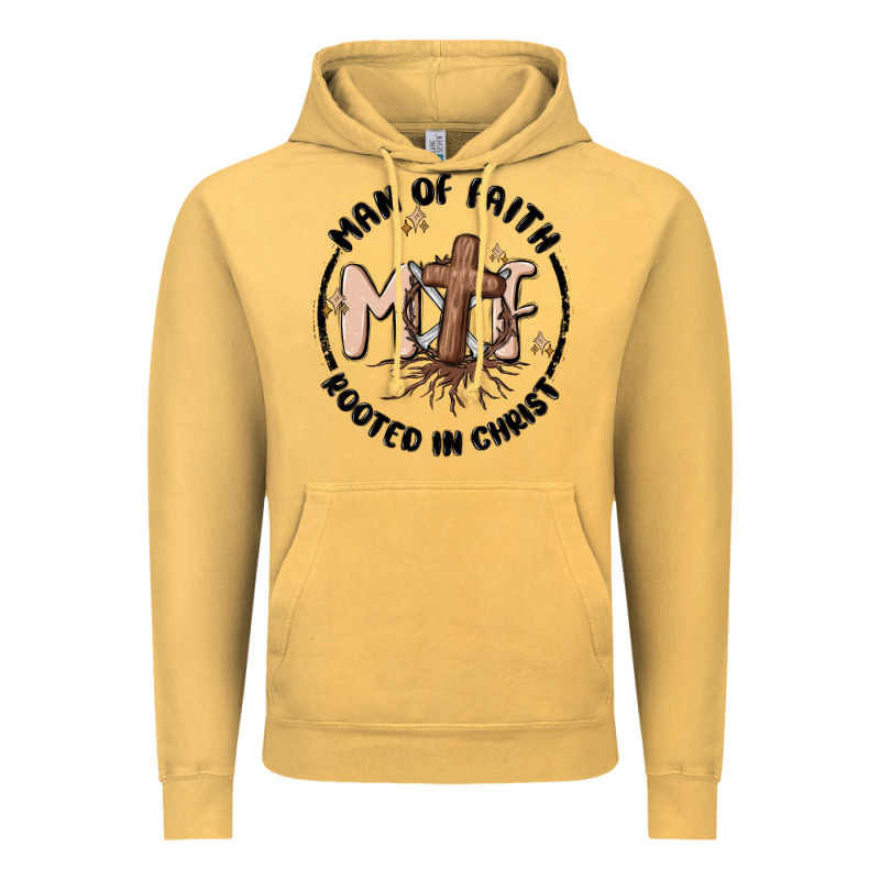 Man Of Faith Vintage Hoodie by MaliasSmallBusiness | Teevron