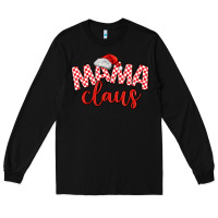 Black Mama Claus Long Sleeve Tee - MaliasSmallBusiness