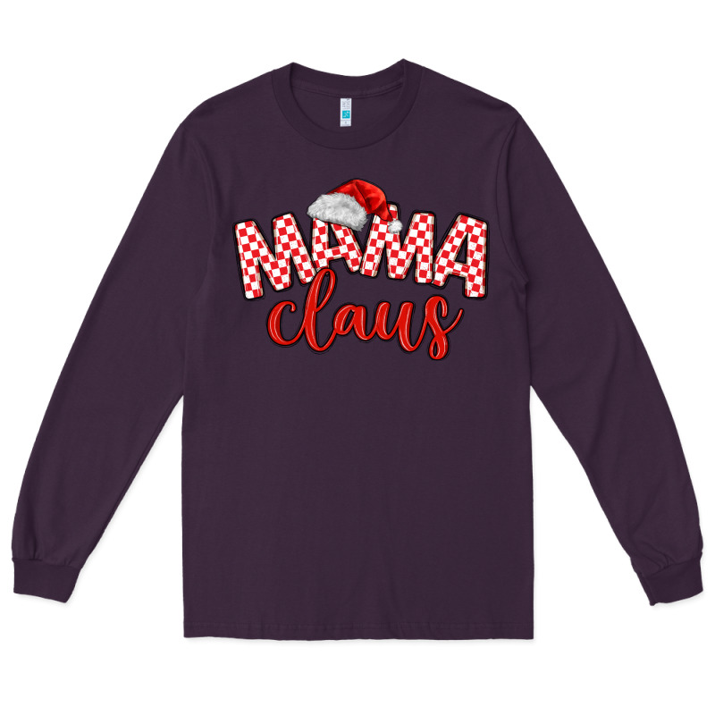 Mama Claus Long Sleeve Tee by MaliasSmallBusiness | Teevron