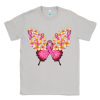 Moon Dust Pink ribbon Breast Cancer butterfly Classic Tee - NancyCooperArtShop
