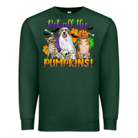 Sports Green pet all the pumpkins Premium Sweatshirt - CowGirlArtShop