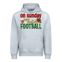 Heather Grey on sunday we watch football Urban Hoodie - BundleAndBundleShop