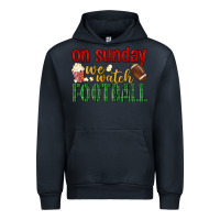 Navy on sunday we watch football Urban Hoodie - BundleAndBundleShop