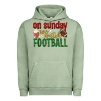 Pigment Oil Green on sunday we watch football Urban Hoodie - BundleAndBundleShop
