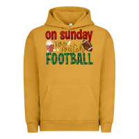 Pigment Peanut Butter on sunday we watch football Urban Hoodie - BundleAndBundleShop